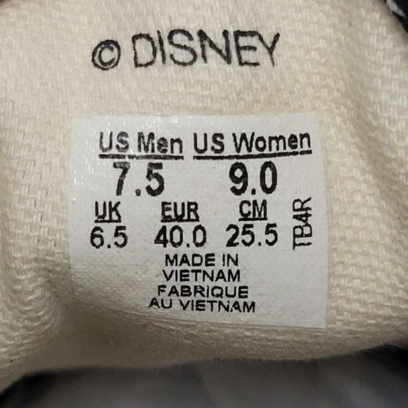Vans Disney Era Mickey Mouse & Friends Sneakers Size 7.5 Men, Women's Size 9 - Picture 7 of 12